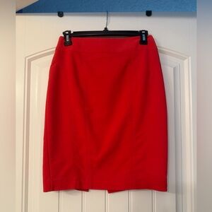 Womens Bright Coral Express Pencil Skirt Size 4